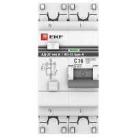 EKF АД-32 тип А 2П 30 мА C 4.5 кА A 16 А DA32-16-30-a-pro