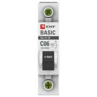 EKF ВА 47-29 1P (C) 4.5kA 6 А mcb4729-1-06C