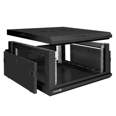 телекоммуникационный шкаф ExeGate EC-WM-4U.600.M.BLACK EX300264RUS