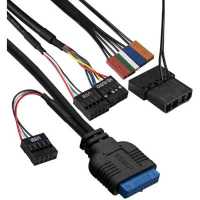 Exegate EVO-8205 Black-Blue Light 600W