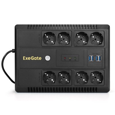 ИБП ExeGate Neo NNB-850.LED.AVR.8SH.CH EX295012RUS