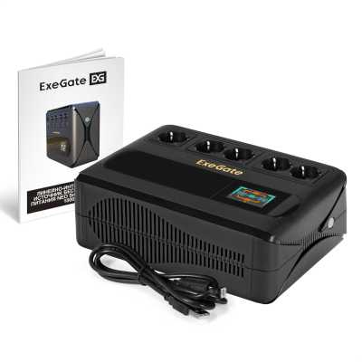 ExeGate Neo Smart BU-1000.LCD.AVR.5SH.RJ.USB