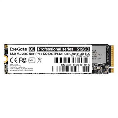 SSD диск ExeGate NextPro+ 512Gb EX297592RUS