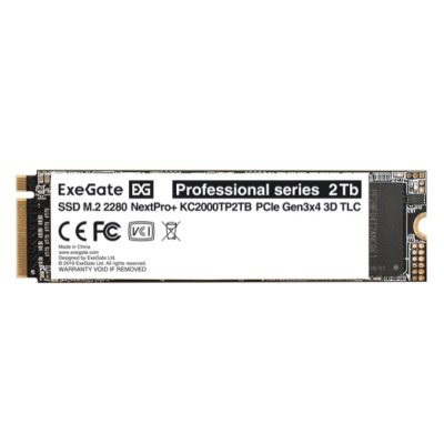 SSD диск ExeGate NextPro+ KC2000TP2TB 2Tb EX295282RUS