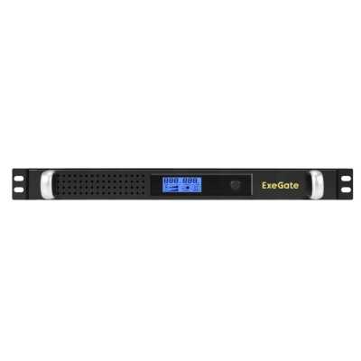 ИБП ExeGate ServerRM UNL-1000.LCD.AVR.6C13.RJ.USB.1U EX297834RUS