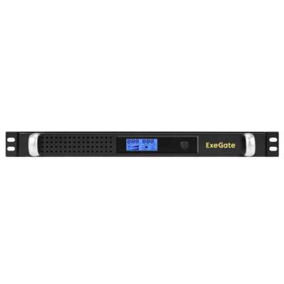 ИБП ExeGate ServerRM UNL-1200.LCD.AVR.8C13.RJ.USB.1U EX297854RUS