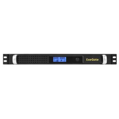 ИБП ExeGate ServerRM UNL-650.LCD.AVR.4C13.RJ.USB.1U EX297833RUS