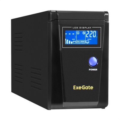 ИБП ExeGate SineTower SN-600.LCD.AVR.2SH EX295980RUS