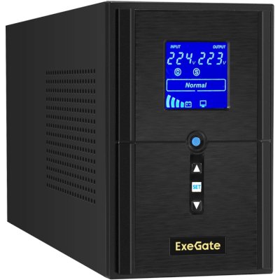 ИБП ExeGate SineTower SZ-1000.LCD.AVR.2SH.1C13.USB EX295987RUS