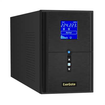 ИБП ExeGate SineTower SZ-2000.LCD.AVR.3SH.1C13.USB EX295989RUS