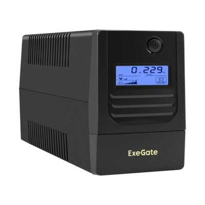 ИБП ExeGate Smart LB-850.LCD.AVR.2SH EX299502RUS