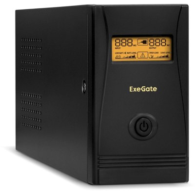 ИБП ExeGate SpecialPro Smart LLB-650.LCD.AVR.2SH.RJ.USB