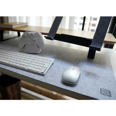 коврик для мыши Geek Nook Light Gray Felt 20240408