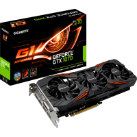 GigaByte nVidia GeForce GTX 1070 8Gb GV-N1070G1 GAMING-8GD V2