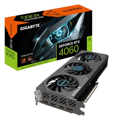GigaByte nVidia GeForce RTX 4060 8Gb GV-N4060EAGLE OC-8GD
