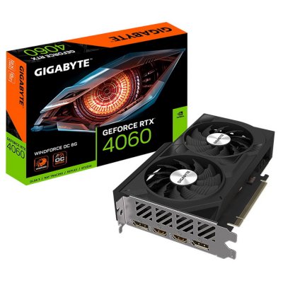 GigaByte nVidia GeForce RTX 4060 8Gb GV-N4060WF2OC-8GD