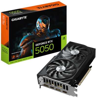 GigaByte nVidia GeForce RTX 5050 8Gb GV-N5050WF2OCV2-8GD