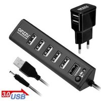разветвитель USB Ginzzu GR-315UAB