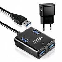 разветвитель USB Ginzzu GR-384UAB