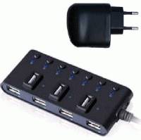 разветвитель USB Ginzzu GR-487UAB