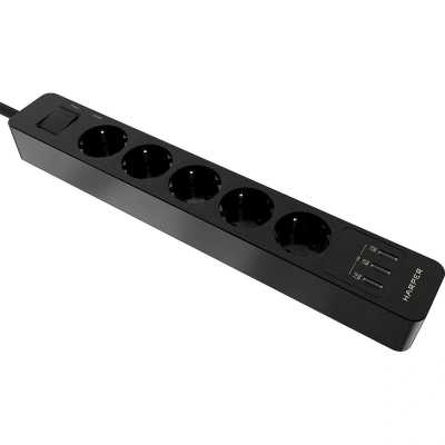 сетевой фильтр Harper UCH-530 Black