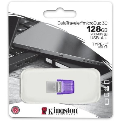 флешка Kingston 128GB DTDUO3CG3/128GB