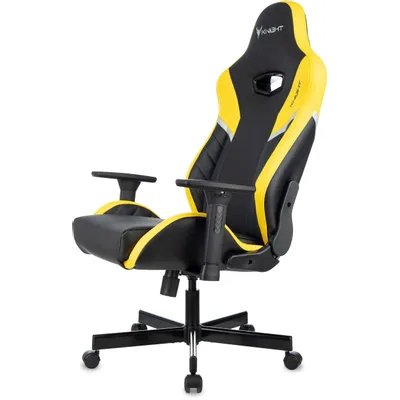 игровое кресло Бюрократ Knight Thunder 5X Black/Yellow