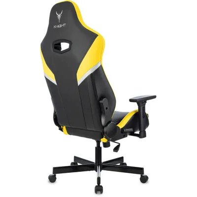 игровое кресло Бюрократ Knight Thunder 5X Black/Yellow