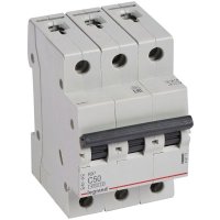 автоматический выключатель Legrand RX3 3P (C) 4,5kA 50А 419713