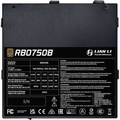 блок питания Lian Li 750W BX0750B Gen.5