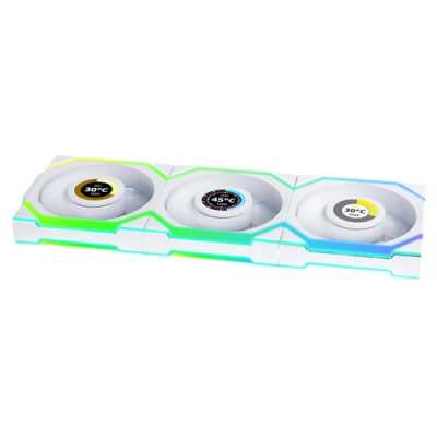 Lian Li Uni Fan SL Wireless 120 LCD ARGB White 3 Pack