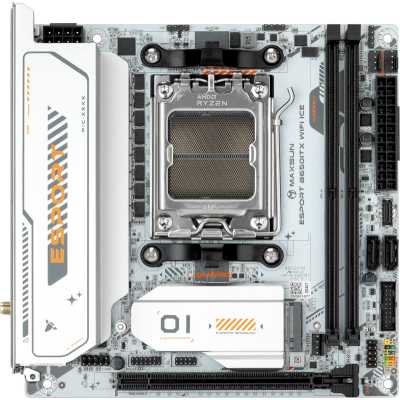 материнская плата Maxsun eSport B650ITX WiFi ICE