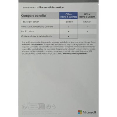 Microsoft Office Home and Business 2021 T5D-03511