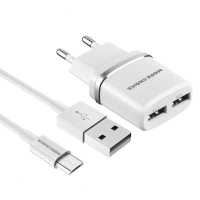 сетевое зарядное устройство More choice NC22m White