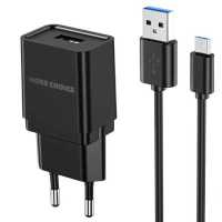 сетевое зарядное устройство More choice NC33m Black