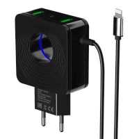 сетевое зарядное устройство More choice NC48i Black