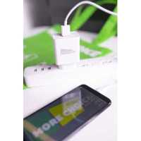 сетевое зарядное устройство More choice NC52QCa White
