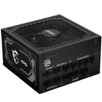блок питания MSI 1000W MAG A1000GL PCIE5 Black
