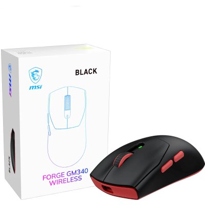 MSI Forge GM340 Wireless Black