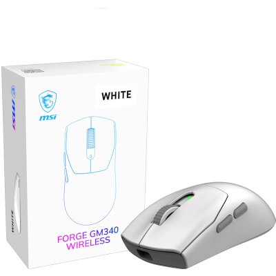 MSI Forge GM340 Wireless White