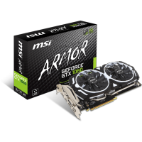 видеокарта MSI GeForce GTX 1060 Armor 3G V1