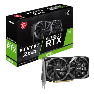 видеокарта MSI nVidia GeForce RTX 3050 Ventus 2X XS 8G