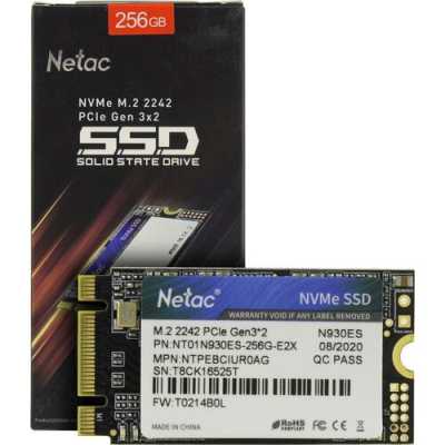 SSD диск Netac N930ES 256Gb NT01N930ES-256G-E2X