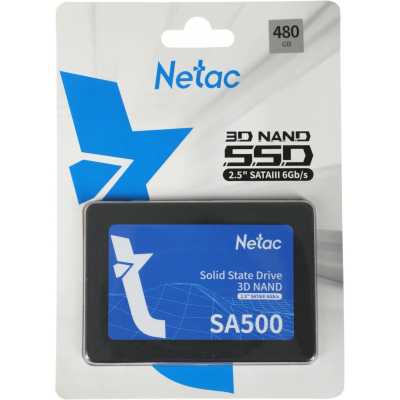 SSD диск Netac SA500 480Gb NT01SA500-480-S3X