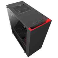 NZXT S340 Elite Matte Black-Red