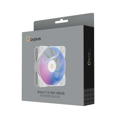 Ocypus Beta F12 White ARGB Reverse Blade