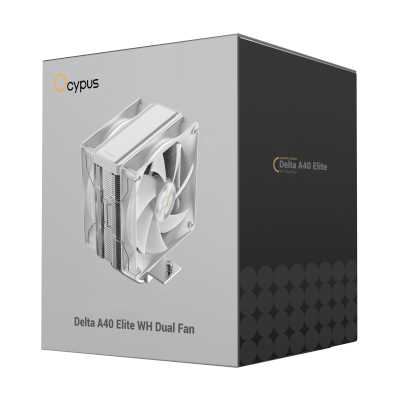 кулер Ocypus Delta A40 Elite White Dual Fan