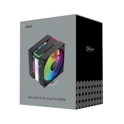 кулер Ocypus Delta A40 SE Dual Fan ARGB Black