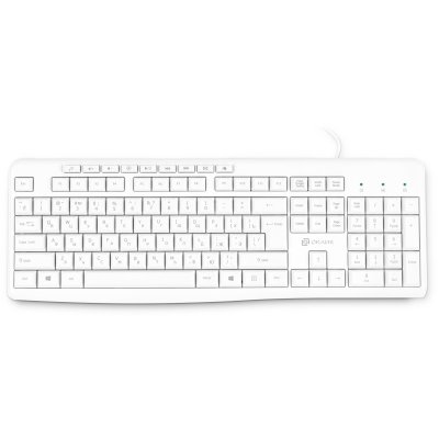 клавиатура Oklick 305M White