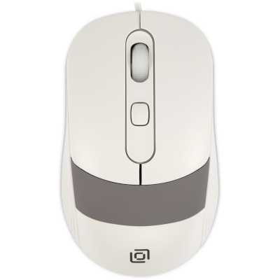 мышь Oklick 310M White-Grey
